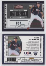 2019 Elite Extra Edition USA Collegiate National Team Tickets Reid Detmers