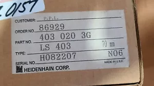 New HEIDENHAIN LS 403 Glass Linear 70 mm Scale - Picture 1 of 1