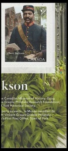 Canada 3165 Black History Month Albert Jackson P plate single MNH 2019 - Picture 1 of 1
