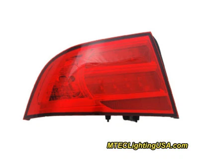 Conjunto de lâmpada traseira lateral esquerda TYC para modelos Acura TL 2004-2006 - Imagem 1 de 3