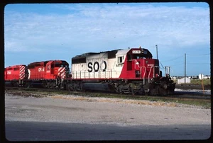 Original Rail Slide - SOO Soo Line 6618+ Agincourt ON 8-2-1991 - Picture 1 of 1