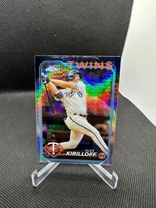 2024 Topps Chrome Prism Refractors #206 Alex Kirilloff - Minnesota Twins - Bild 1 von 2