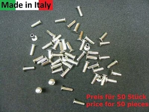 50 Nieten zur Befestigung des Akkordeon-Balgriemens. Italienisches Markenprodukt - Bild 1 von 6