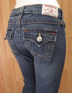 TRUE RELIGION BECKY SLIM BOOT CUT FIT WOMEN'S BLUE JEANS SIZE​ 26 X 31 - Picture 1 of 11