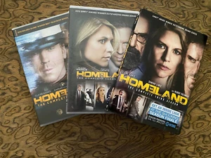 Homeland TV Series DVDs Seasons 1-3 Excellent 12 Discs - Imagen 1 de 2