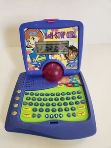 Vintage V Tech Non Stop Girl Computer Laptop 28 Activities - Picture 1 of 10