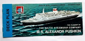 KATALOG BROSCHÜRE 16 Seiten - PAQUEBOT M.S. ALEXANDR PUSHKIN - Bild 1 von 4