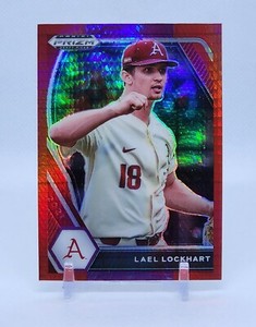 2021 Panini Prizm Draft Picks LAEL LOCKHART Red Hyper Prizm DODGERS #PDP213