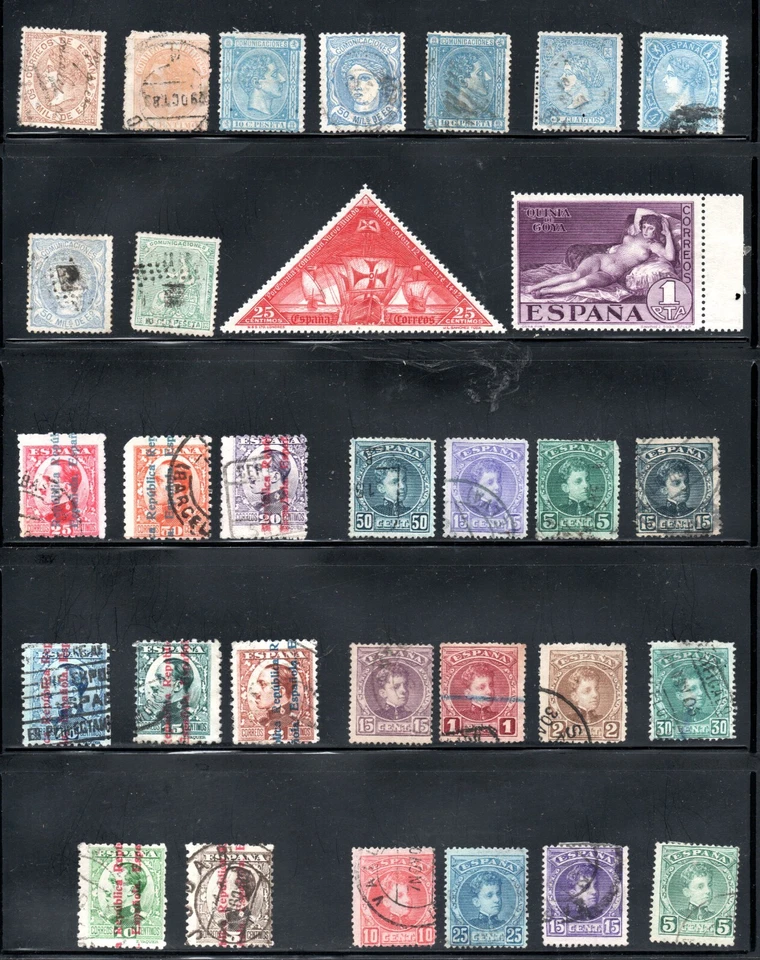 ESPAÑA, LOTE DE SELLOS, ALTO VALOR (DDI-257) Foto 1 de 1