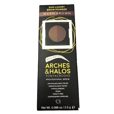 Arches & Halos Tonyacrooks professional Brow Powder  Warm Brown 0.088 Oz - Image 1 of 2