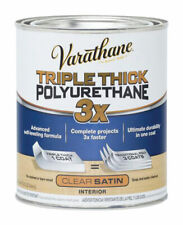 Varathane Transparent Satin Clear Water-Based Polyurethane 1 qt. -Case of 2