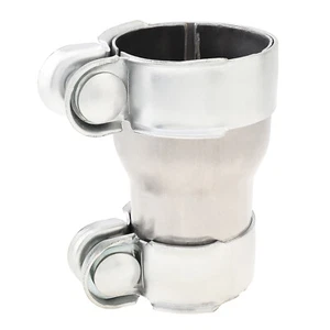 2.5 to 3 Inch Carbon Steel Exhaust Reducer Adapter Connector Pipe Tube w/ Clamp - Picture 1 of 8