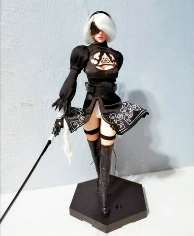 SUPER DUCK 1/6 NieR:Automata 2b YoRHa No 2 Type B Action Figure Set 015 12" Toys Cover