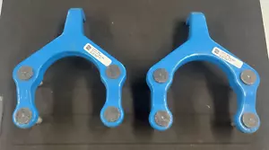 2018-2023 JEEP WRANGLER JL FRONT BUMPER BLUE TOW HOOK SET 4Xe OEM 68599399AA - Bild 1 von 9
