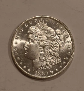 1883 O Morgan Silver Dollar - New Orleans Mint - Nice BU cartwheel luster !! - Picture 1 of 4