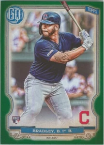 Bobby Bradley RC 2020 Topps Gypsy Queen Green Border #70 Guardians Rookie - Picture 1 of 2