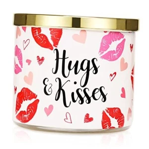 Rose Scented Candle, Hug&Kisses Candle Gift, Valentine’s Day Hug & Kisses - Picture 1 of 7