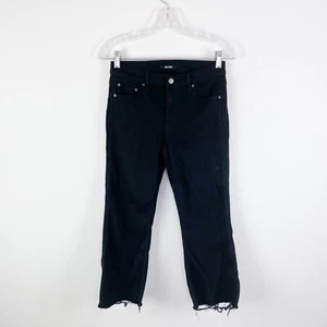 Grlfrnd Jeans Damen Gr. 25 Schwarz JOAN Distressed Cropped Flare Grunge Punk - Bild 1 von 11