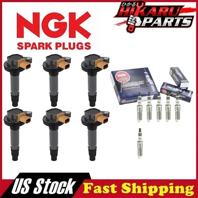6xBobina de encendido + 6x Bujía NGK IRIDIO para Ford Explorer Expedition Lincoln Foto 1 de 4