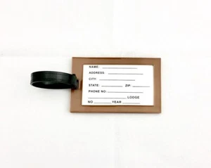 Freimaurer Kofferanhänger (PMUBrown) - Bild 1 von 2