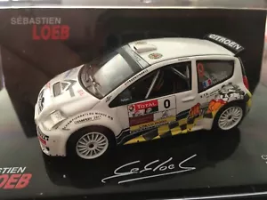 CITROEN C2 SEBASTIEN LOEB RALLYE DU CHABLAIS 2009 IXO ALTAYA 1/43 RALLY - Foto 1 di 3