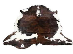 Triclor Cowhide - Size 6.5'x5.5' Ft - Premium Cowhide Rug - Picture 1 of 5