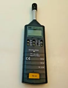 Tes 1361 digitale Datenerfassung Luftfeuchtigkeit Temperatur Messgerät - Bild 1 von 6