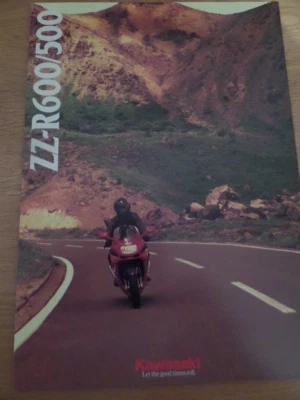 Kawasaki ZZR600 / 500 Motorcycle Sales Brochure 1993 - Image 1 of 4