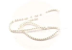 Pearl Beads,White Pearls, 4mm, 16"l - Picture 1 of 1