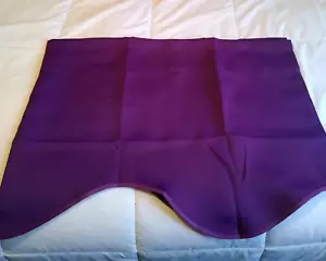 NWOT-Purple Rod Pocket Valance Curtain-52 Inches Long - Picture 1 of 2