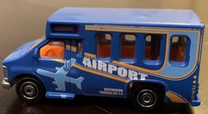 MATCHBOX CHEVY TRANSPORT BUS, BLUE-AIRPORT 1:80 SCALE LOOSE - Picture 1 of 8