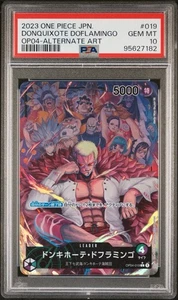 One Piece Donquixote Doflamingo Alternate Art OP04-019 Japanese PSA 10 - Picture 1 of 2