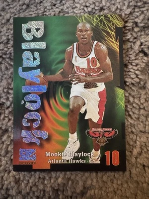 Mookie Blaylock 1997-98 Skybox Z-Force #18 Rave SP 11/399 Atlanta Hawks  - Image 1 of 4