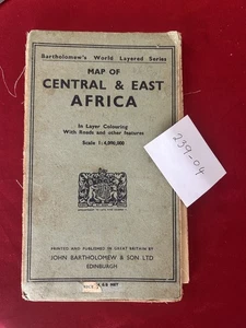239 -04 Maps of Central and East Africa 1950-60s - Picture 1 of 11