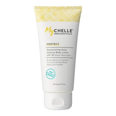 MyCHELLE SPF 50 Sunscreen Lotion 6 Oz Moisturizing Reef Safe Broad Spectrum U... - Image 1 of 4