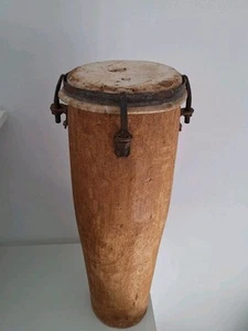 Tambour, Djembe Ethnique Instrument De Musique En Bois. Tam- Tam Afrique  - Picture 1 of 11