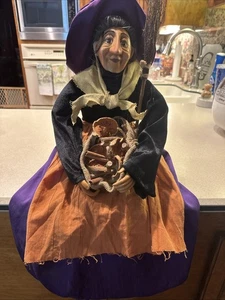 Halloween Witch Shelf Sitter - Picture 1 of 4