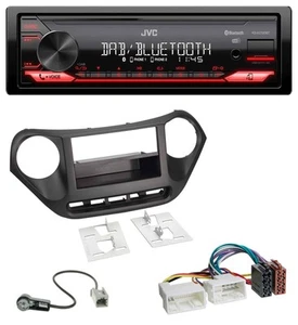 JVC DAB MP3 Bluetooth USB Autoradio für Hyundai i10 (ab 2013) - Bild 1 von 8