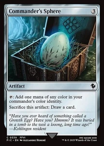 Commander's Sphere Regular - Final Fantasy Commander MTG-NM - Picture 1 of 1