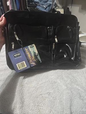 BOLSA DE DOCUMENTOS ANTIGUA IMPERIAL. NUEVO NUNCA USADO. CUERO MUCHOS COMPARTIMENTOS! Foto 1 de 4