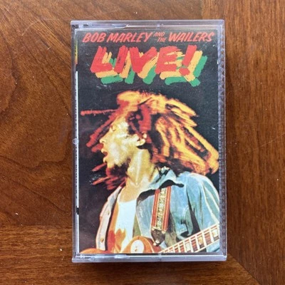 Bob Marley & The Wailers LIVE! BLACK cassette ISMC-9376 Tuff Gong Official - Image 1 of 4