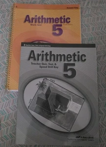 Abeka Arithmetic 5 Answer Key & Teacher Quiz,test,speed Drill Key - Picture 1 of 2