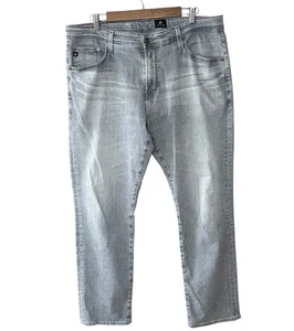 AG Adriano Goldschmied Jeans grau The Everett Slim Straight Herren 38x32 Stretch - Bild 1 von 12