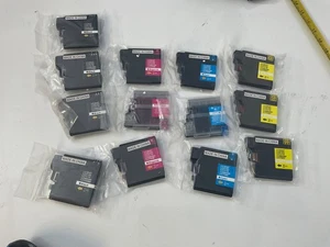 13 Brother Comp. Farbe Schwarz Tintenpatronen LC38/67 LC61/65 LC11/16 LC980/990 - Bild 1 von 10