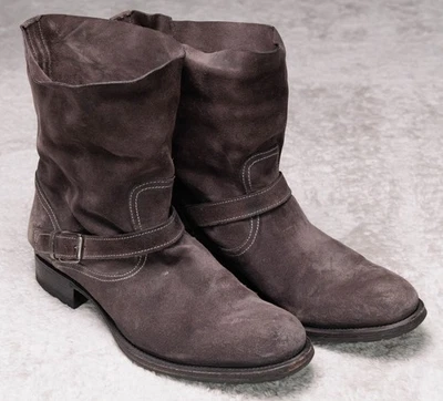 N.D.C. Botas hechas a mano holgadas de gamuza marrón para mujer talla EU 39.5 US 8.5 Foto 1 de 4