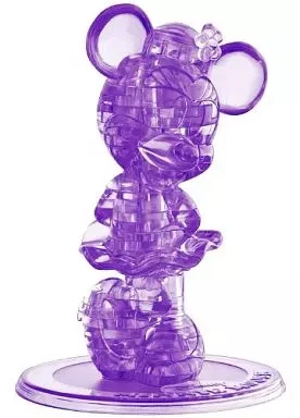 Puzzle Crystal Gallery Minnie Mouse (Viola) "Disney" Puzzle 3D 43 pezzi - Immagine 1 di 1
