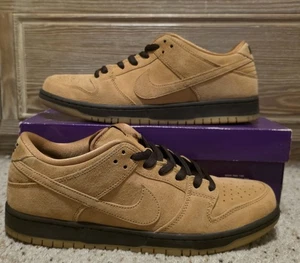 Taglia 12 Uomo - Nike SB Dunk Low Wheat Moka - BQ6817-204 - Foto 1 di 6