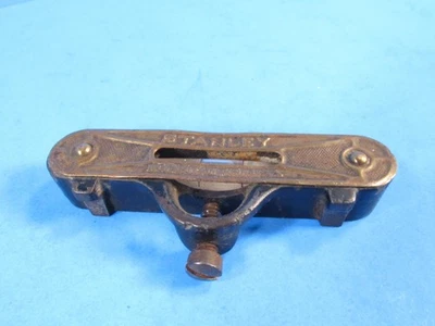 Stanley No 41 pocket level w/ brass cover plate - attaches to framing square - Image 1 of 4