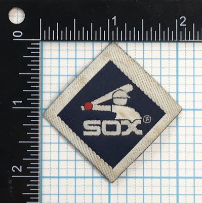 1982 CHICAGO WHITE SOX MLB BASEBALL VINTAGE 2" DIAMOND TEAM PATCH FOR SWEATBANDS - Image 1 of 3