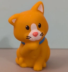 Fisher Price Little People - Gato naranja - Juguete de repuesto de animales de granja gatito - Imagen 1 de 6